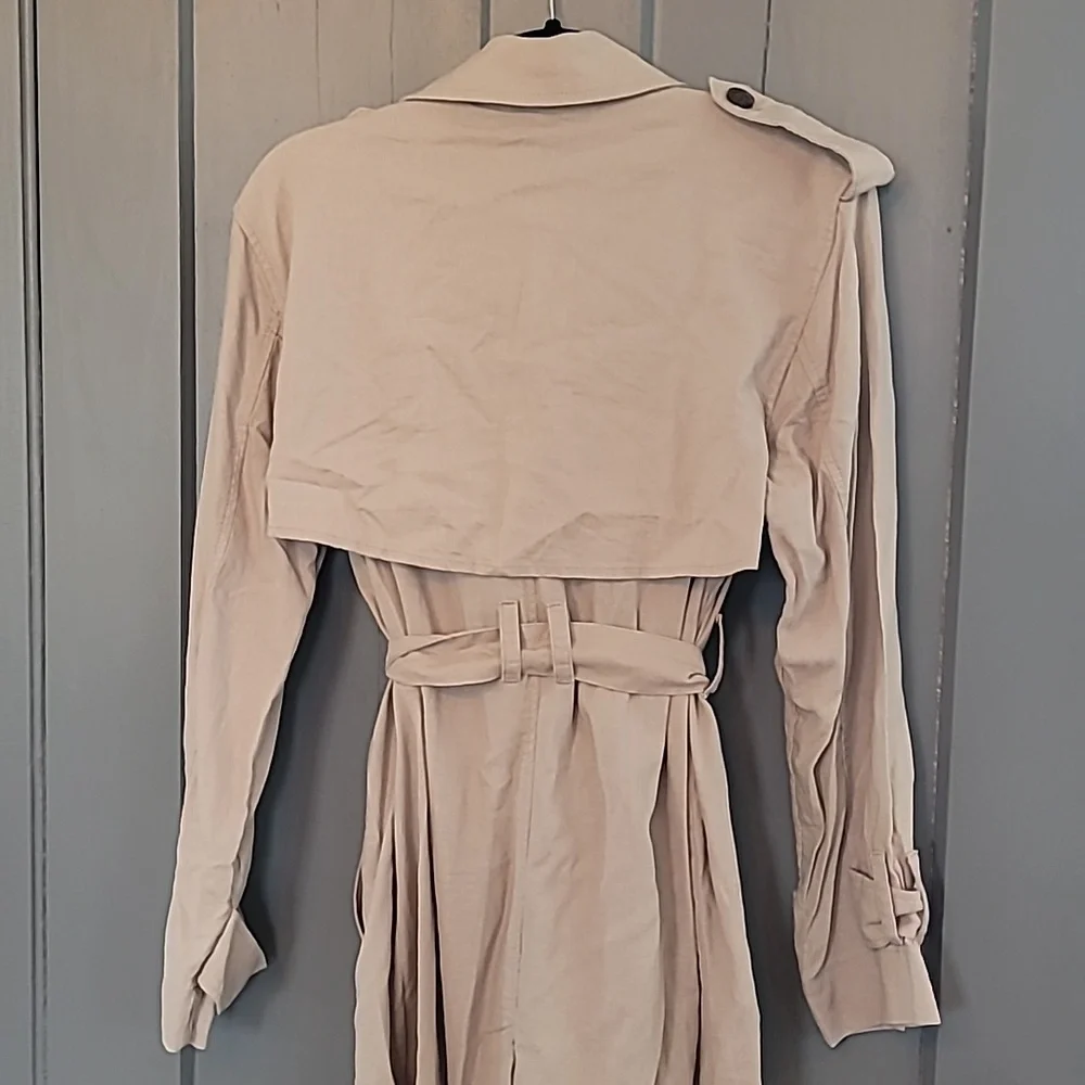 A New Day Linen Blend Spring Coat - Picture 3 of 6